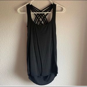 Lulu lemon criss cross tank with built in bra